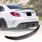 Mercedes C-klasse W205 2014–2021 Spoiler V4 (voor SD 2015-2021, carbon) foto 1