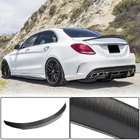 Mercedes C-klasse W205 2014–2021 Spoiler V4 (voor SD 2015-2021, carbon) foto 2