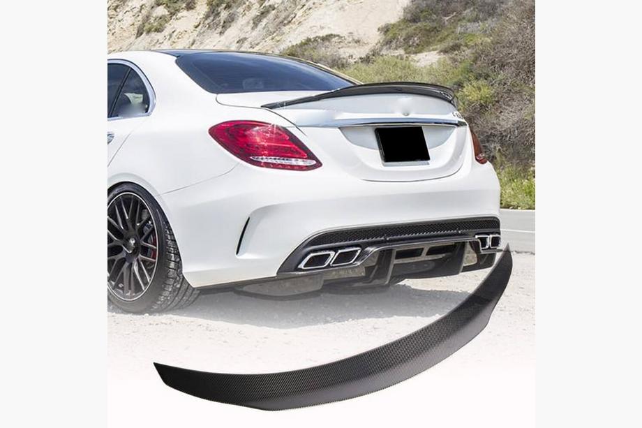 Mercedes C-klasse W205 2014–2021 Spoiler V4 (voor SD 2015-2021, carbon) Image