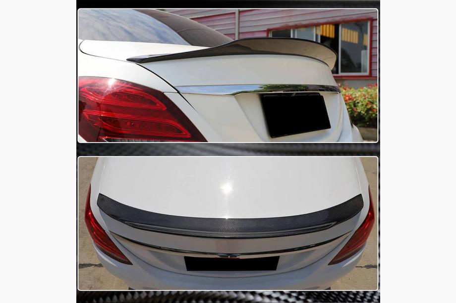 Mercedes C-klasse W205 2014–2021 V7 spoiler (voor SD 2015-2021, carbon) Foto 4