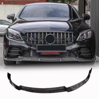 Voorbumper lip spoiler (voor SD AMG-Line 2019-2021, carbon) foto 1