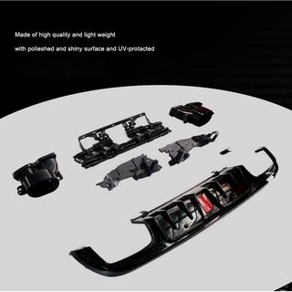 Achterbumper diffuser met uitlaatsierstukken (voor SD C43 AMG 2015-2021, carbon) foto 3