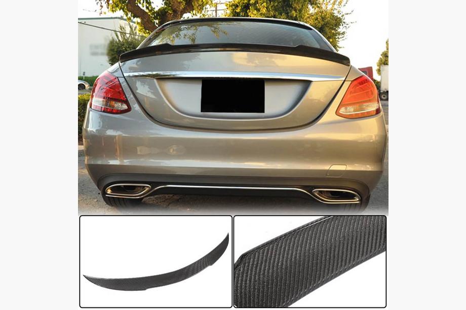 Mercedes C-klasse W205 2014–2021 V12 spoiler (voor SD 2015-2021, carbon) Image