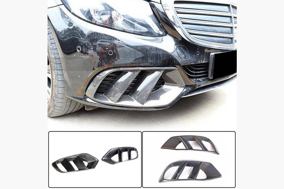 Mercedes C-klasse W205 2014–2021 Carbon mistlampkappen (voor SD Base 2015-2019, Carbon) Image
