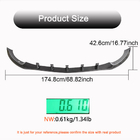 Mercedes C-klasse W205 2014–2021 Frontbumper lip Lip V2 (voor SD Base 2019-2021, carbon) foto 5