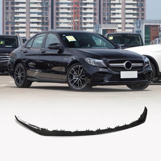 Frontbumper lip Lip V2 (voor C43 AMG 2019-2021, carbon) foto 1