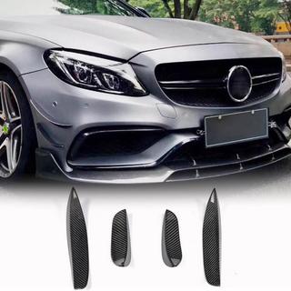 Carbon voorbumper lip (voor C63 AMG 2015-2019) foto 1