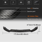 Mercedes C-klasse W205 2014–2021 Voorbumper lip Lip V1 (voor C43 AMG 2015-2019, carbon) foto 4