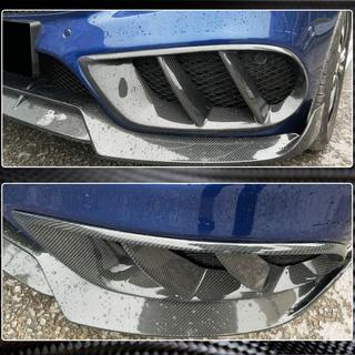 Mistlamp covers (voor C43 AMG 2015-2019, carbon) foto 3