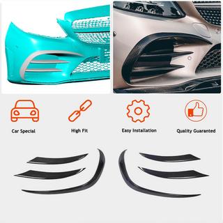 Frontbumper inzetstukken V1 (voor C43 AMG 2019-2021, carbon) foto 3
