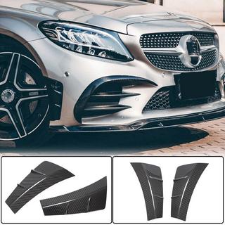 Voorbumper inserts V2 (voor C43 AMG 2019-2021, carbon) foto 1