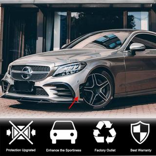 Voorbumper inserts V2 (voor C43 AMG 2019-2021, carbon) foto 3