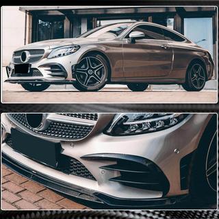 Voorbumper inserts V2 (voor C43 AMG 2019-2021, carbon) foto 4
