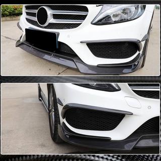 Carbon voorbumper inserts (voor C43 AMG 2015-2019) foto 3