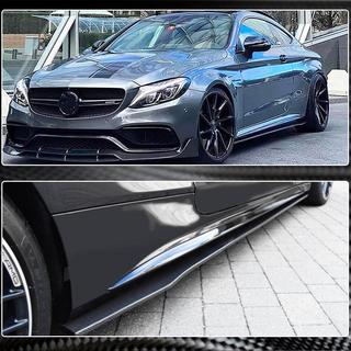 Zijskirts V1 (voor C43/C63 AMG 2015-2019, carbon) foto 3