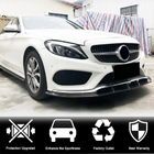 Mercedes C-klasse W205 2014–2021 Voorbumper lip Lip V3 (voor C43 AMG 2015-2019, carbon) foto 2