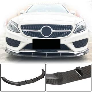 Voorbumper lip Lip V3 (voor C43 AMG 2015-2019, carbon) foto 1