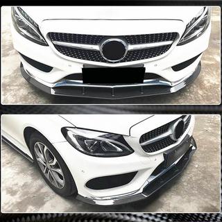 Voorbumper lip Lip V3 (voor C43 AMG 2015-2019, carbon) foto 3