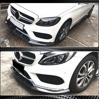 Voorbumper lip Lip V3 (voor C43 AMG 2015-2019, carbon) foto 4