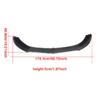 Mercedes C-klasse W205 2014–2021 Voorbumper lipspoiler Lip V6 (voor C43 AMG 2015-2019, carbon) foto 6