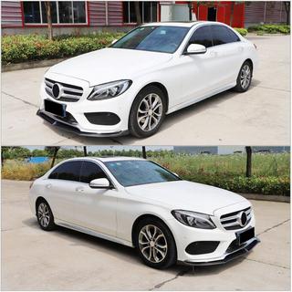 Voorbumper lipspoiler Lip V6 (voor C43 AMG 2015-2019, carbon) foto 3