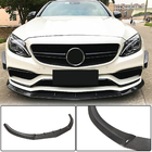 Mercedes C-klasse W205 2014–2021 Frontsplitter Lip V1 (voor SD C63 AMG 2015-2019, carbon) foto 1