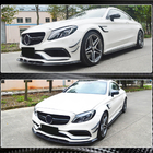 Mercedes C-klasse W205 2014–2021 Frontsplitter Lip V1 (voor SD C63 AMG 2015-2019, carbon) foto 4