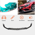 Mercedes C-klasse W205 2014–2021 Voorbumper lipspoiler V4 (voor SD C63 AMG 2015-2019, carbon) foto 3