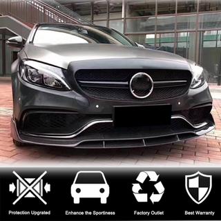 Voorbumper lipspoiler V4 (voor SD C63 AMG 2015-2019, carbon) foto 4