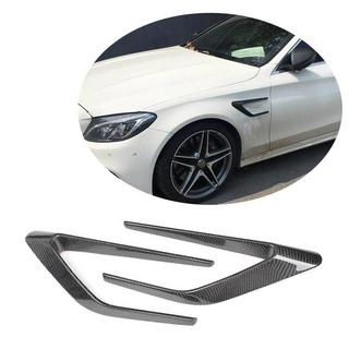 Carbon voorspatbord lijsten (voor SD C63 AMG 2015-2019, Carbon) foto 1