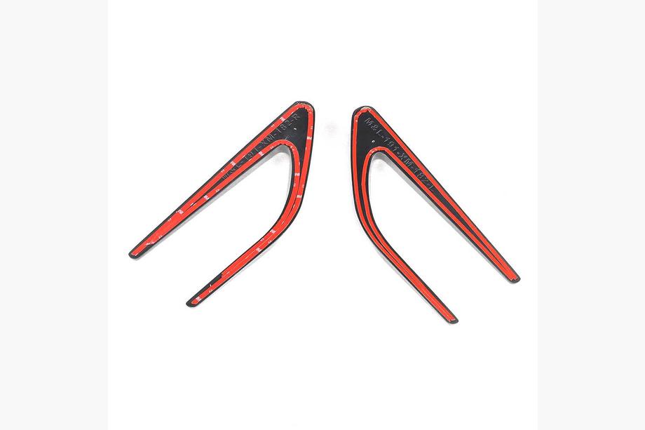Mercedes C-klasse W205 2014–2021 Carbon voorspatbord lijsten (voor SD C63 AMG 2015-2019, Carbon) Foto 5