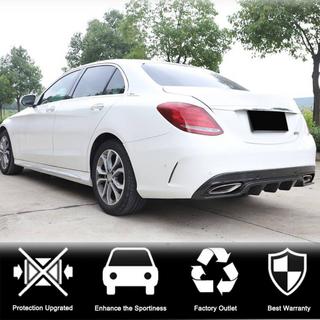 Achterbumper diffuser (voor SD C43/C63 AMG 2015-2019, carbon) foto 2