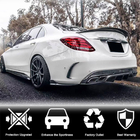 Mercedes C-klasse W205 2014–2021 Achterbumper flaps Flap (voor SD C43/C63 AMG 2015-2019, carbon) foto 2