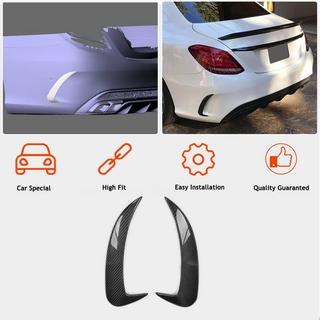 Achterbumper sierlijsten (voor SD C43/C63 AMG 2015-2019, carbon) foto 2