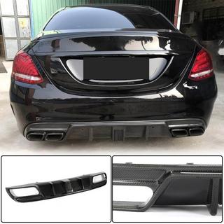 Achterbumper diffuser V3 (voor SD C43/C63 AMG 2015-2019, carbon) foto 1