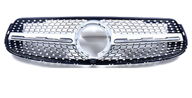 Mercedes GLC X253 2015–2022 Voorgrille Diamond Silver (voor GLC 43 AMG/GLC 63 AMG/AMG-Line 2019-2022) foto 2