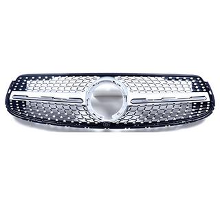 Voorgrille Diamond Silver (voor GLC 43 AMG/GLC 63 AMG/AMG-Line 2019-2022) Mercedes GLC X253 2015–2022 foto 2