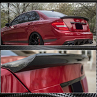 Mercedes C-klasse W204 2007–2015 SD V2 spoiler (carbon) foto 4