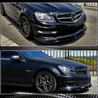 Mercedes C-klasse W204 2007–2015 Frontbumper lip Lip V1 (voor AMG 2012-2014, carbon) foto 3