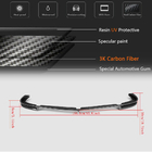 Mercedes C-klasse W204 2007–2015 Frontbumper lip Lip V1 (voor AMG 2012-2014, carbon) foto 5