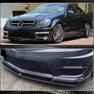 Frontbumper lip Lip V1 (voor AMG 2012-2014, carbon) foto 4