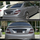 Mercedes C-klasse W204 2007–2015 SD koplampwimpers (carbon) foto 4