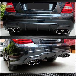 Achterbumper diffuser V1 (voor AMG SD/Coupe 2012-2014, carbon) foto 3