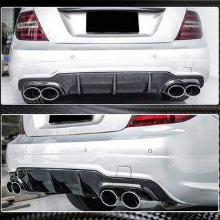 Achterbumper diffuser V1 (voor AMG SD/Coupe 2012-2014, carbon) foto 4
