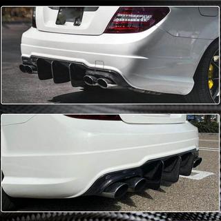 Achterbumper diffuser V2 (voor AMG SD/Coupe 2012-2014, carbon) foto 3