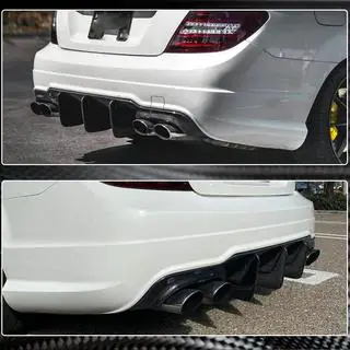 Achterbumper diffuser V2 (voor AMG SD/Coupe 2012-2014, carbon) foto 3