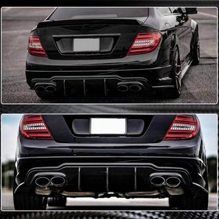 Achterbumper diffuser V2 (voor AMG SD/Coupe 2012-2014, carbon) foto 4