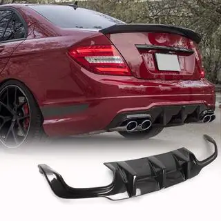 Achterbumper diffuser V3 (voor AMG SD/Coupe 2012-2014, carbon) foto 1