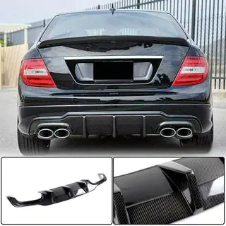 Achterbumper diffuser V3 (voor AMG SD/Coupe 2012-2014, carbon) foto 2
