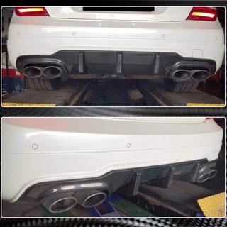 Achterbumper diffuser V3 (voor AMG SD/Coupe 2012-2014, carbon) foto 3